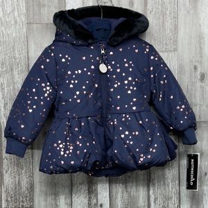 Rothschild Peplum Jacket With Mittens NWT